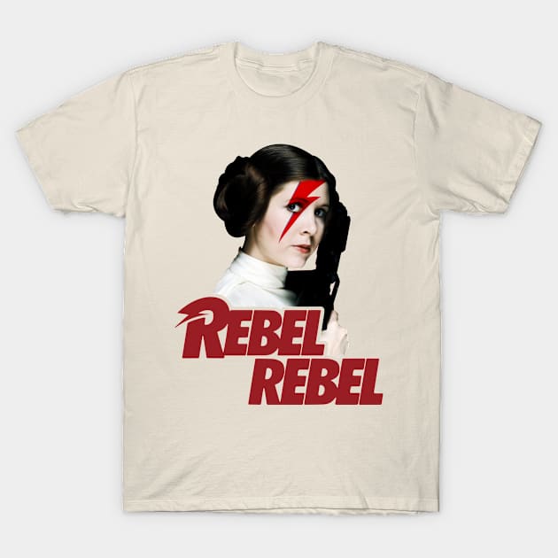 Princess Leia Rebel Rebel T-Shirt by Brandalisim